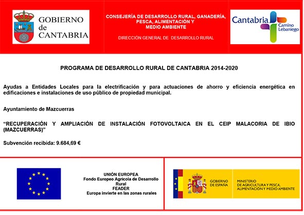PROGRAMA DE DESARROLLO RURAL DE CANTABRIA 2014-2020
